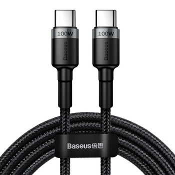 Baseus Cafule PD2.0 100W kábel USB-C na USB-C (20V 5A) 2m sivo-čierny