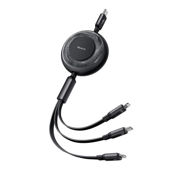 Kábel 3 v 1 z USB-C na USB-C / Lightning / Micro USB, Mcdodo CA-5220, 100 W, 1,2 m (čierny)