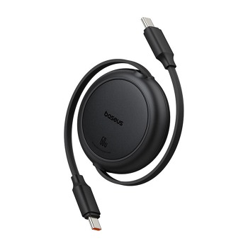 Baseus Free2Pull Mini kábel USB-C na USB-C, 60 W, 1 m, (čierny)