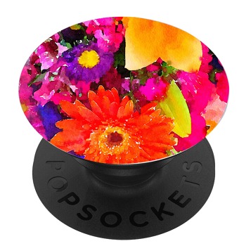 Čierny popsocket so vzorom
