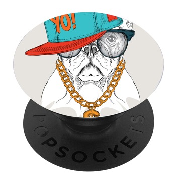 Čierny popsocket so vzorom