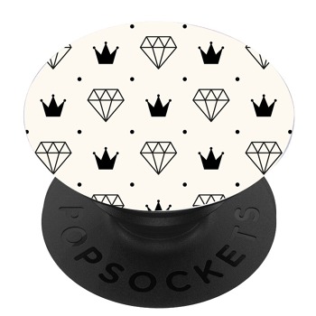 Čierny popsocket so vzorom