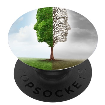 Čierny popsocket so vzorom