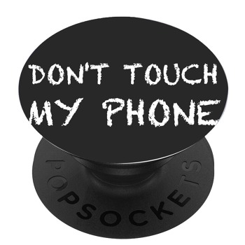 Čierny popsocket so vzorom