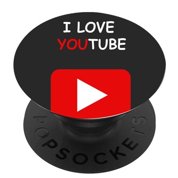 Čierny popsocket so vzorom