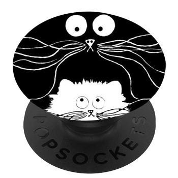 Čierny popsocket so vzorom