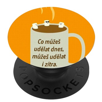 Čierny popsocket so vzorom