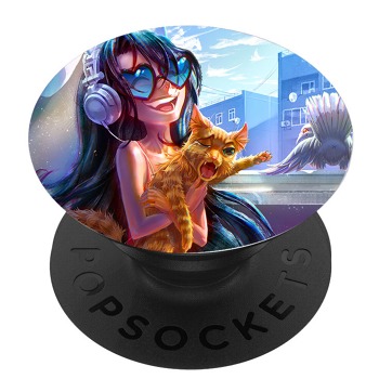 Čierny popsocket so vzorom