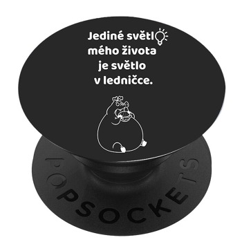 Čierny popsocket so vzorom