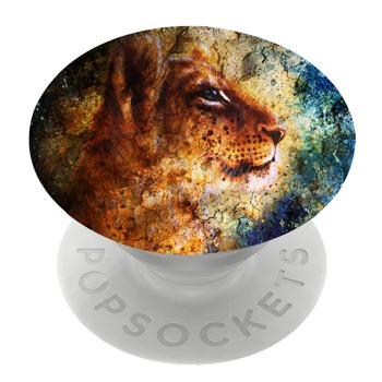 Biely popsocket so vzorom