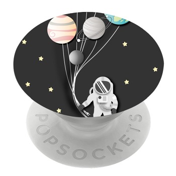 Biely popsocket so vzorom