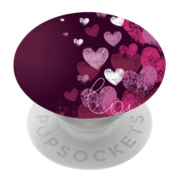 Biely popsocket so vzorom