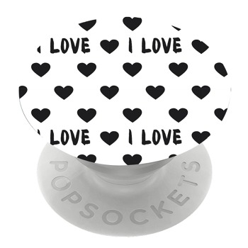 Biely popsocket so vzorom
