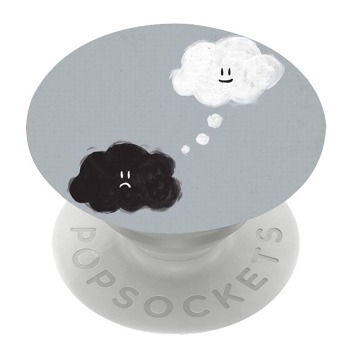 Biely popsocket so vzorom