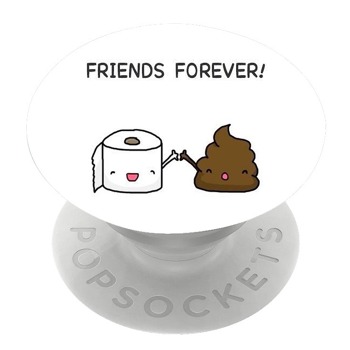 Biely popsocket so vzorom