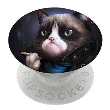 Biely popsocket so vzorom