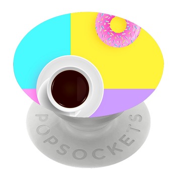 Biely popsocket so vzorom