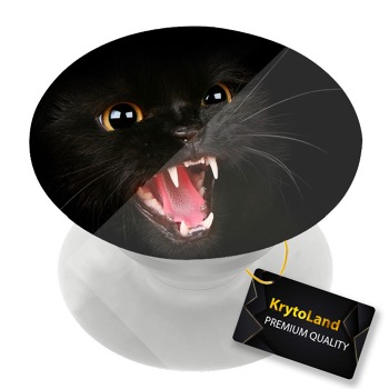 Prémiový biely popsocket so vzorom