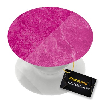 Prémiový biely popsocket so vzorom