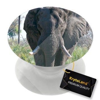 Prémiový biely popsocket so vzorom