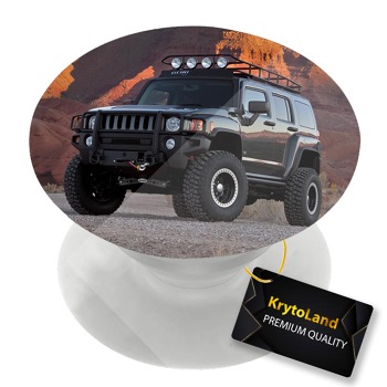 Prémiový biely popsocket so vzorom