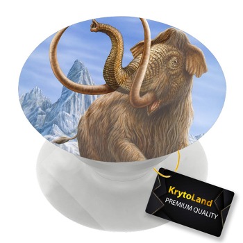 Prémiový biely popsocket so vzorom