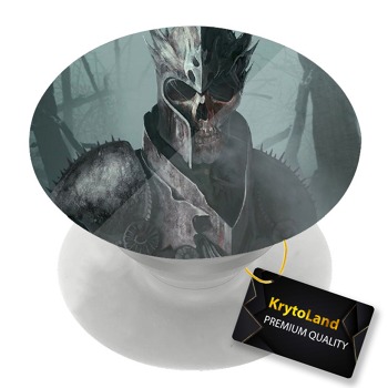 Prémiový biely popsocket so vzorom