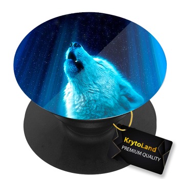 Prémiový čierny popsocket so vzorom