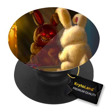 Prémiový čierny popsocket so vzorom