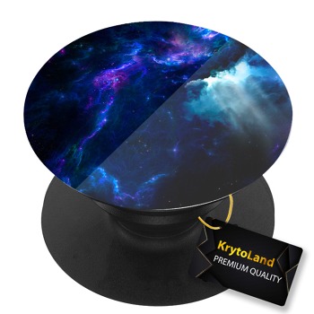 Prémiový čierny popsocket so vzorom