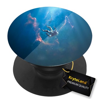 Prémiový čierny popsocket so vzorom