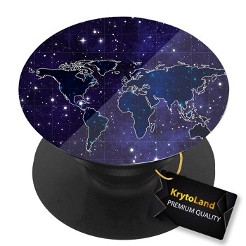 Prémiový čierny popsocket so vzorom