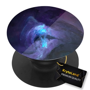 Prémiový čierny popsocket so vzorom