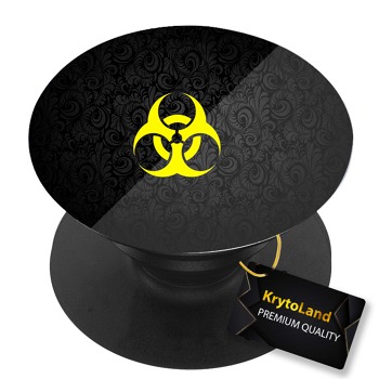 Prémiový čierny popsocket so vzorom