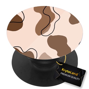 Prémiový čierny popsocket so vzorom