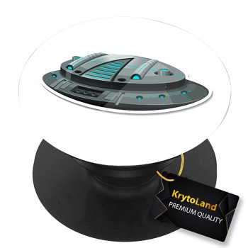 Prémiový čierny popsocket so vzorom