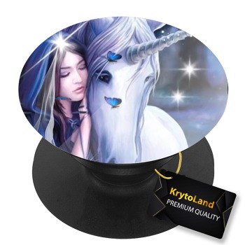 Prémiový čierny popsocket so vzorom