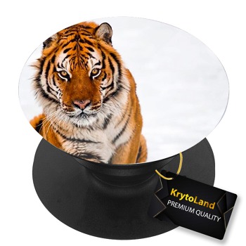 Prémiový čierny popsocket so vzorom