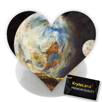 Prémiový biely popsocket srdce so vzorom