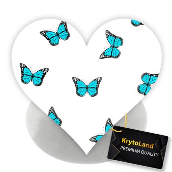 Prémiový biely popsocket srdce so vzorom