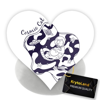 Prémiový biely popsocket srdce so vzorom