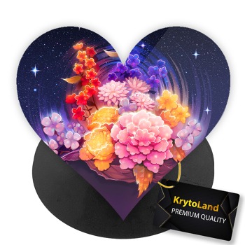 Prémiový čierny popsocket srdce so vzorom