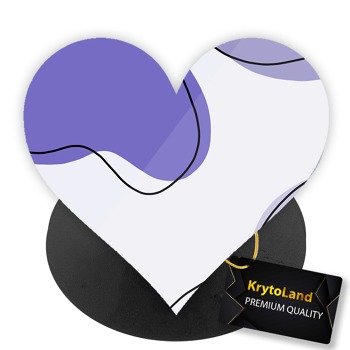 Prémiový čierny popsocket srdce so vzorom