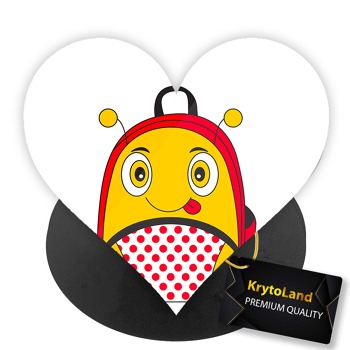 Prémiový čierny popsocket srdce so vzorom