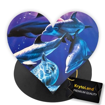 Prémiový čierny popsocket srdce so vzorom