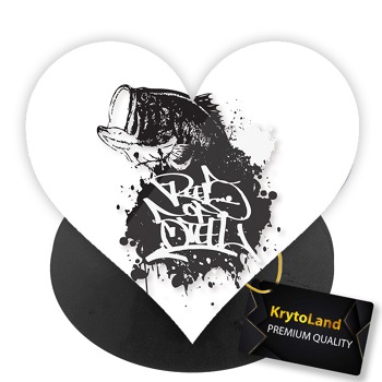 Prémiový čierny popsocket srdce so vzorom