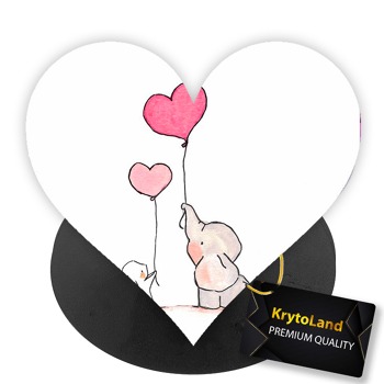 Prémiový čierny popsocket srdce so vzorom