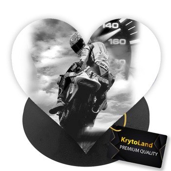 Prémiový čierny popsocket srdce so vzorom