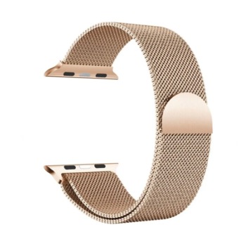 SWISSTEN remienok pre hodinky APPLE MILAN STRAP 38 / 40 / 41 mm GOLD