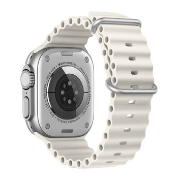 SWISSTEN SILIKÓNOVÉ PÁSY PRE APPLE WATCH - MARINE STRAPS 42 / 44 / 45 / 49 mm STONE GRAY